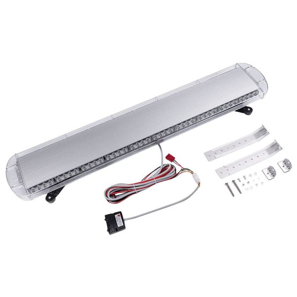 47 Inch Roof Top White LED Strobe Emergency Light Bar D16-17-1