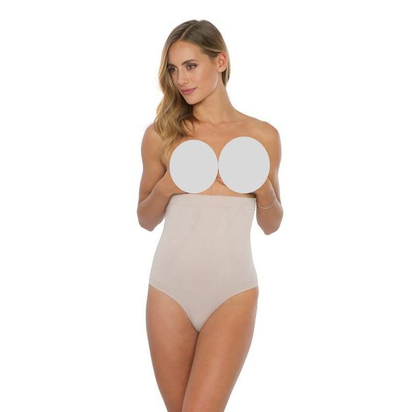 Plie Thong High Waist Briefs Base