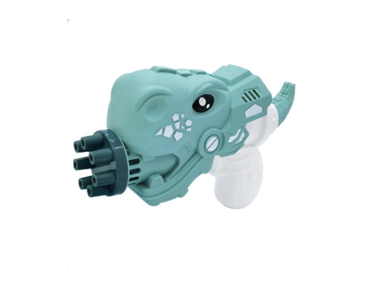 Green Dinosaur Bubble Gun