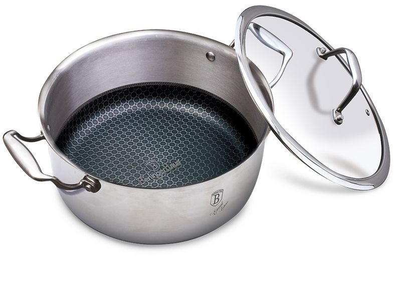 Berlinger Haus 24cm 18/10 S/S Casserole with Lid - Eternal Collection