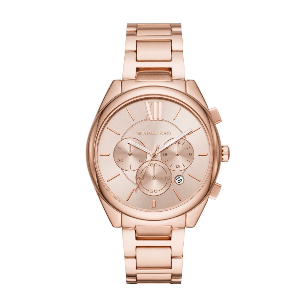 Michael Kors Mfo Janelle Womens Rose Gold Stainless Steel Watch ...