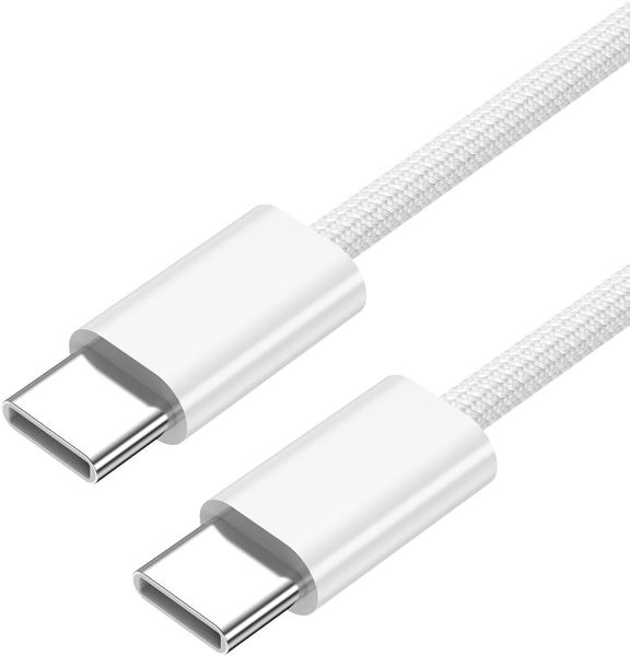 60W USB-C To C Cable Quick Charge High-Speed Data Sync 1 Meter For C Phones