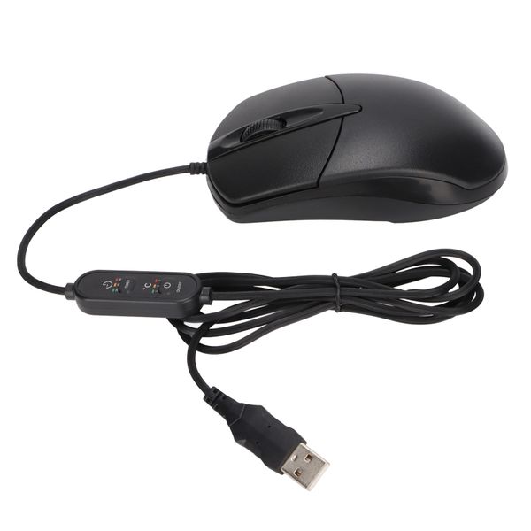 Heated Mouse Desktop Ergonomic 1600DPI Wired