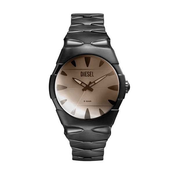 Diesel D-Sruptor Mens Black Stainless Steel Strap Watch-DZ2213
