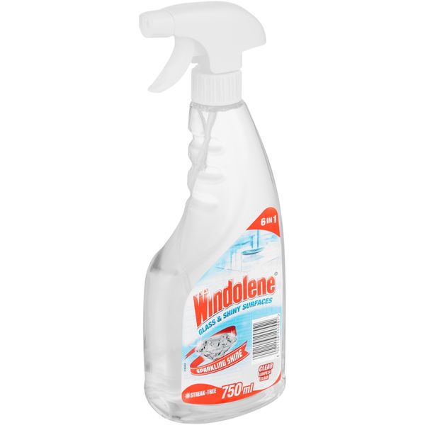 Windolene 750ml - Glass &amp; Shiny Surface Cleaner - Trigger - Clear
