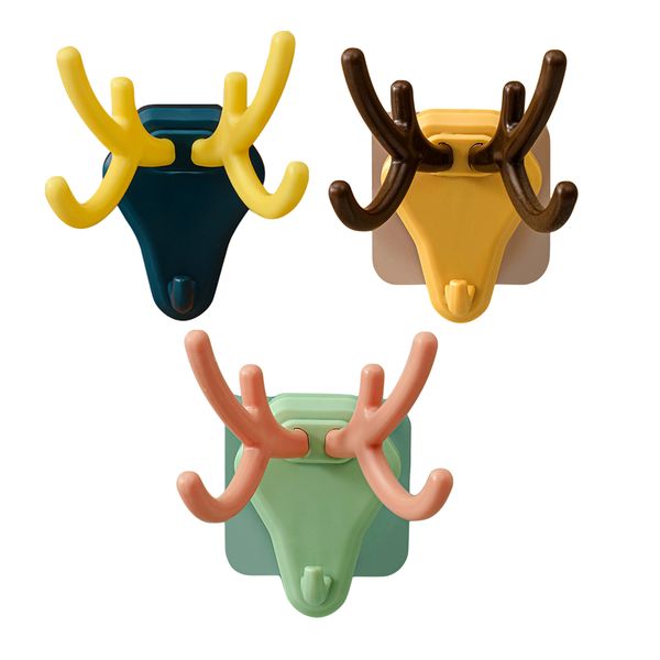 Décor Nordic Animal Hanging Coat Hook 3 Set 8cm