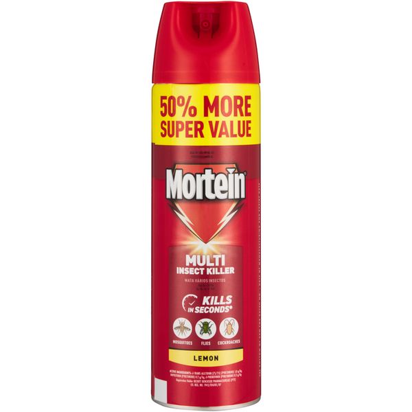 Mortein 450ml, Ultra Fast, Multi Insect Killer, Aerosol, Lemon