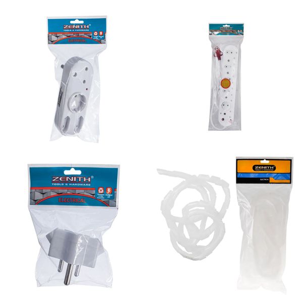 Multiplug 10 Way + Plug Adaptor 4 Way &amp; 1X 3Pin 2x 2Pin + Cable Twirly 1.8m