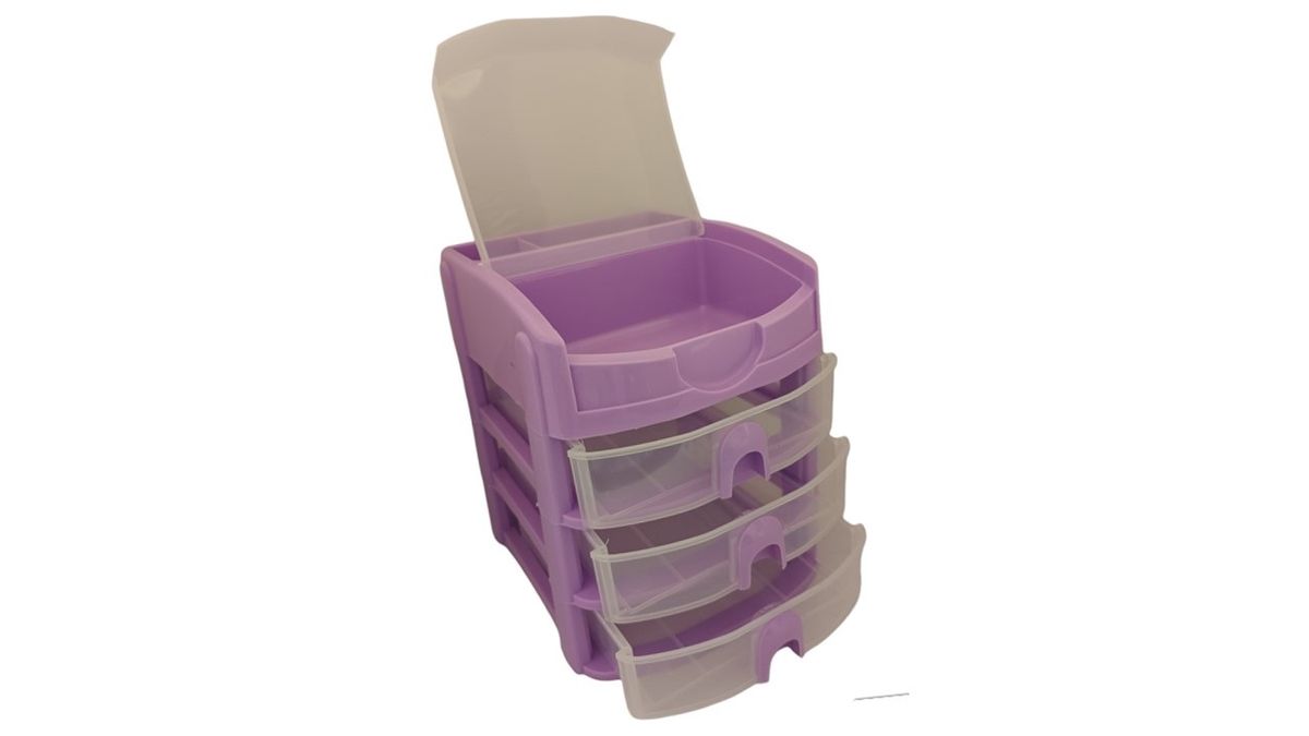 Mini 3 drawer lift top makeup organizer shop today get it tomorrow