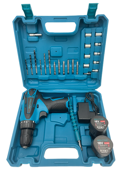 Cordless Charging Drill, Screwdriver and Wrench Set