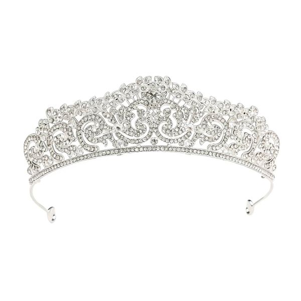Women's Bridal Crown - Alloy Tiara - Silver