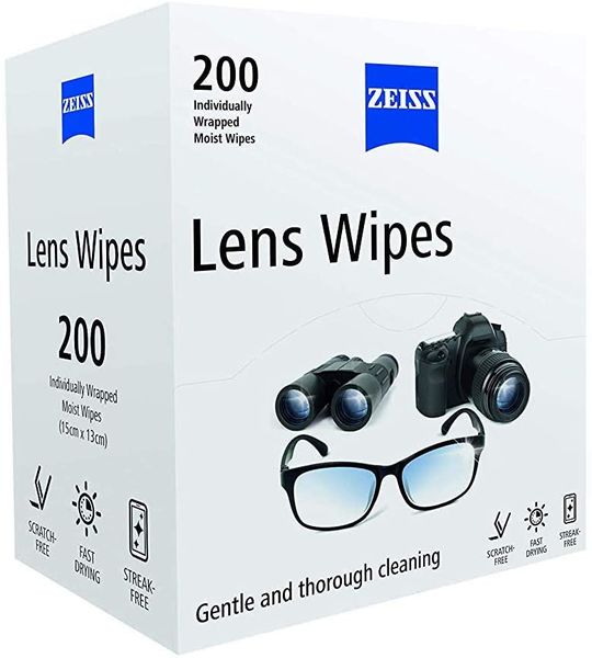 Zeiss Lens Wipes - Pack of 200