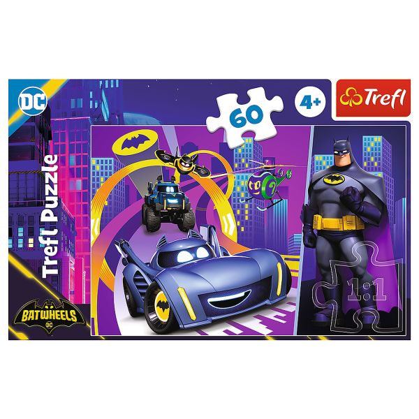 Puzzles - "60" - Batman and his Vehicles/Warner Batwheels