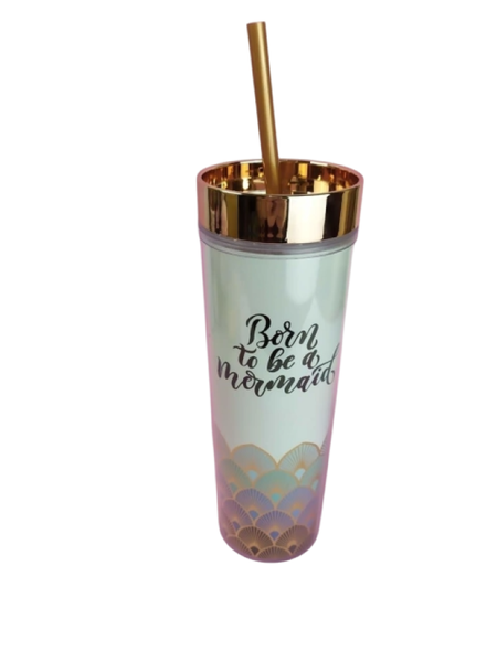 Mermaid Plastic Water Bottle