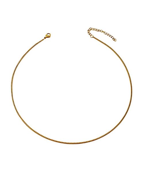 Stainless Steel Gold-Plated Chain Necklace For Men