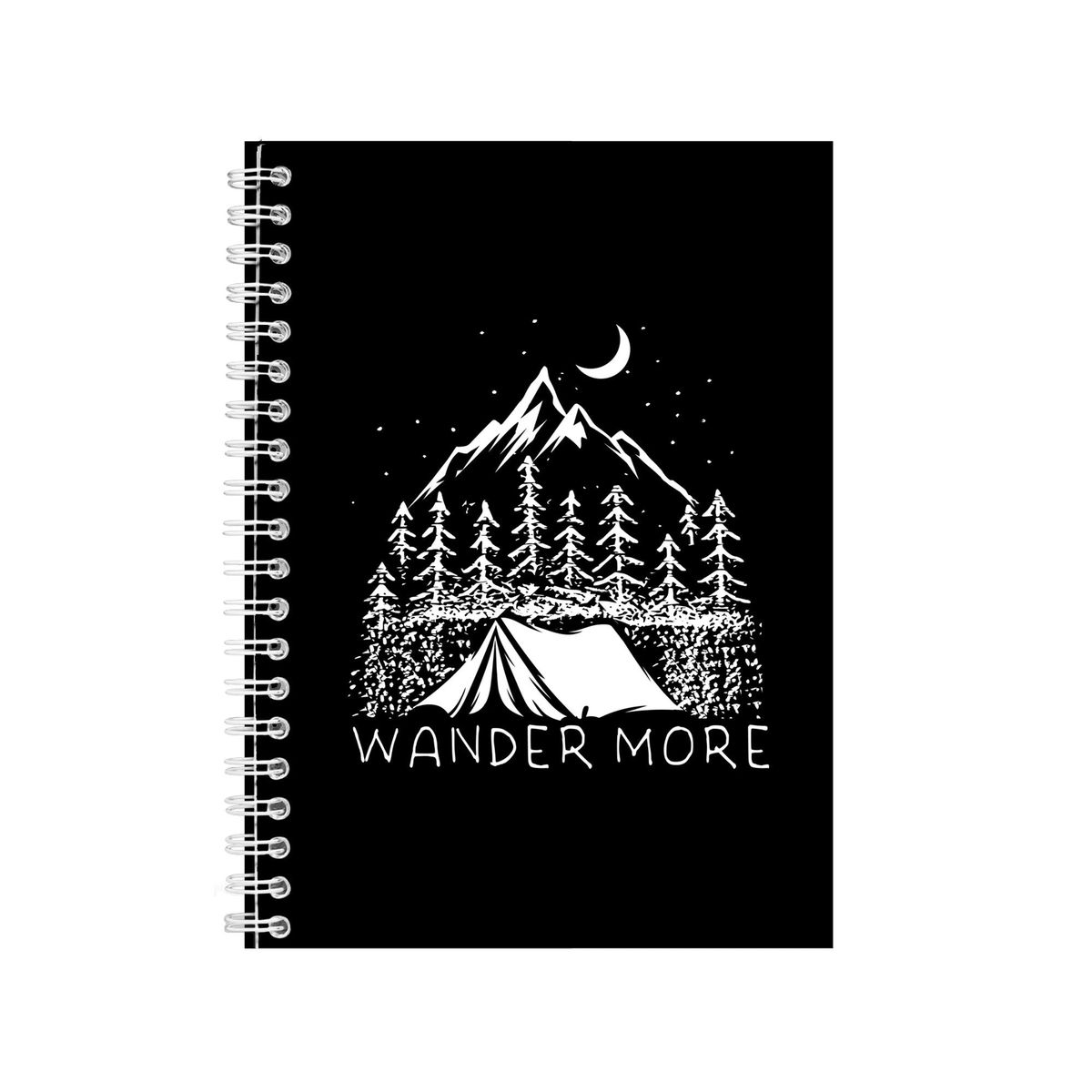Wander More Notebook Adventure Gift Idea A5 Notepad 124 Shop Today