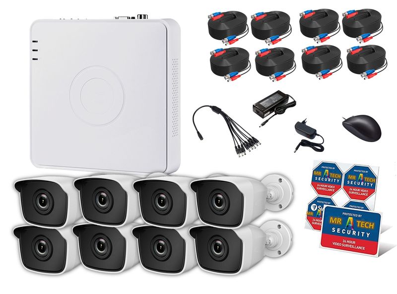 Mr A Tech Hi-Vision 8 Channel Kit Turbo Dvr With image