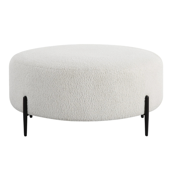 Levi Plush Ottoman
