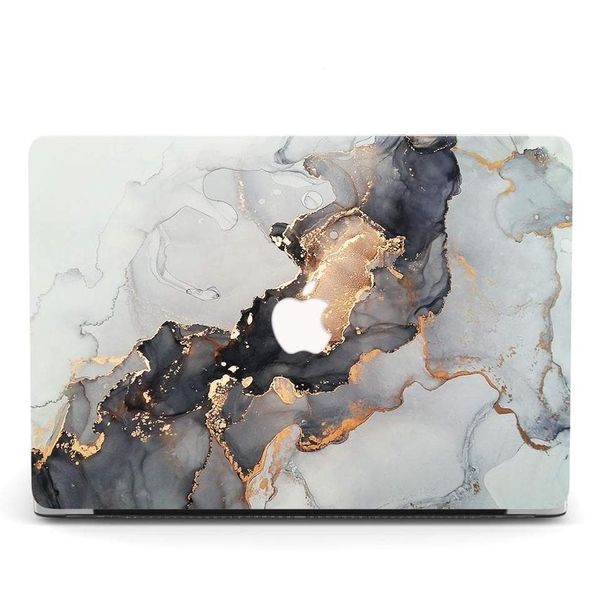 Grey Marble Protective Macbook Case for Pro 14