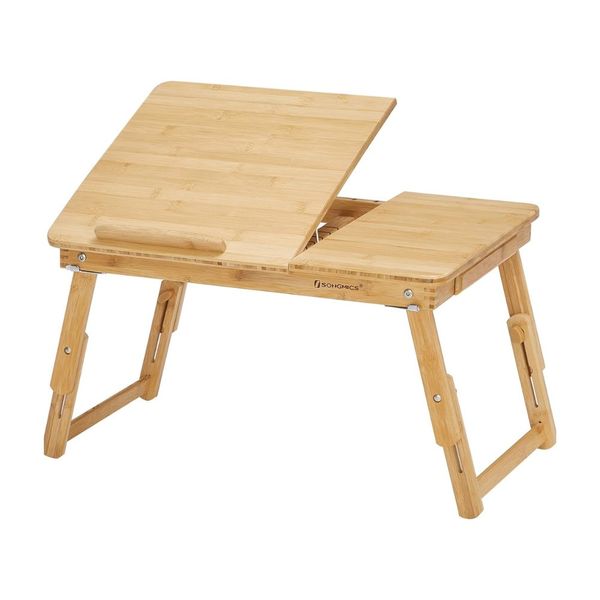 Songmics Bamboo Foldable Lap Tray Laptop Desk