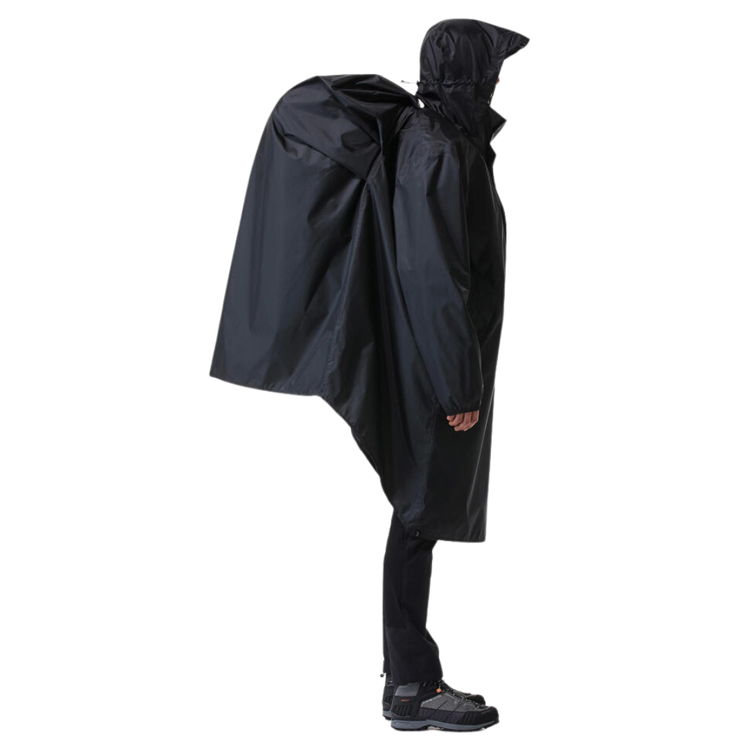 Forclaz Hiking rain poncho MT500 60L Black Shop Get