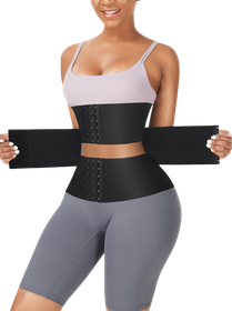 Segmented Waist Trainer Abdominal Binder Latex Tummy Wrap Shop Today