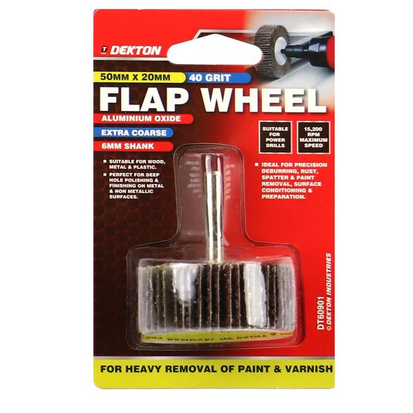 Dekton 50mm x 20mm Flap Wheel - 40 Grit