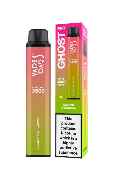 Vape Bars - Ghost Pro 3500 Puff - Passion Kiwi Guava