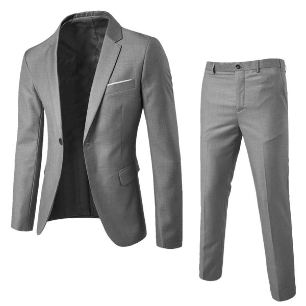 Men's Two-Piece Suit Business Suit