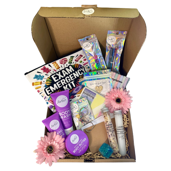 Exam Care Gift Box - Ultimate Exam Emergency Kit - Lavish Co