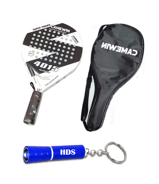 Camewin Professional Padel Racket with Carry Bag - 4015 with HDS Torch