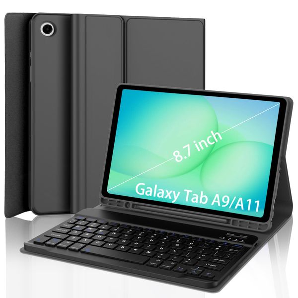 Keyboard Case Compatible with Samsung Galaxy Tab A11/A9 8.7