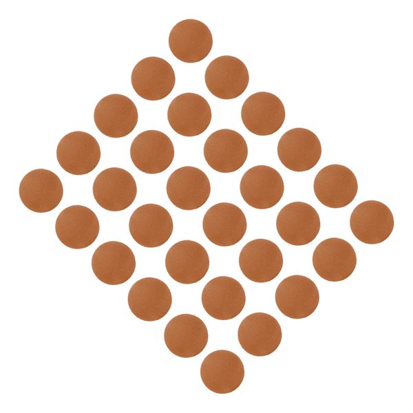 Soft Foam Golf Balls- 30 Pieces, 21.5mm, Brown