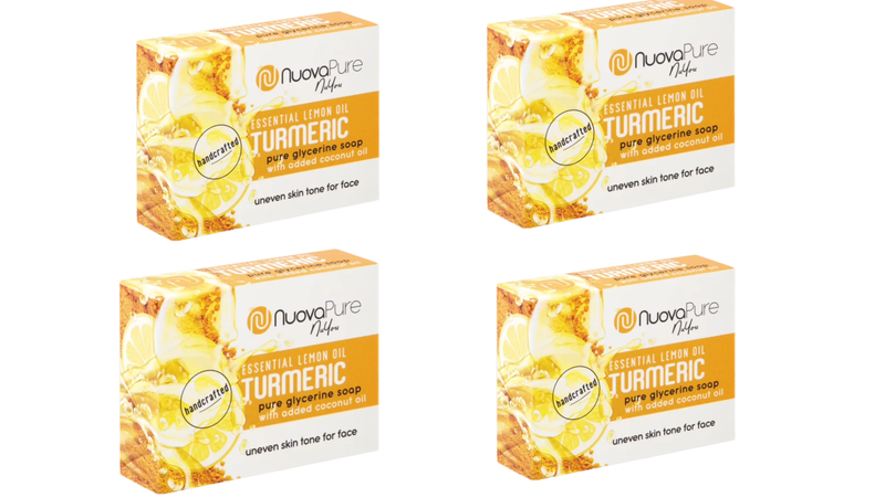 NuovaPure Soap Tumeric 100g X 4
