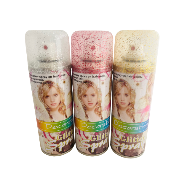 Temporary Glitter Hair Colour Spray 80g (Set of 3) Shop Today. Get it