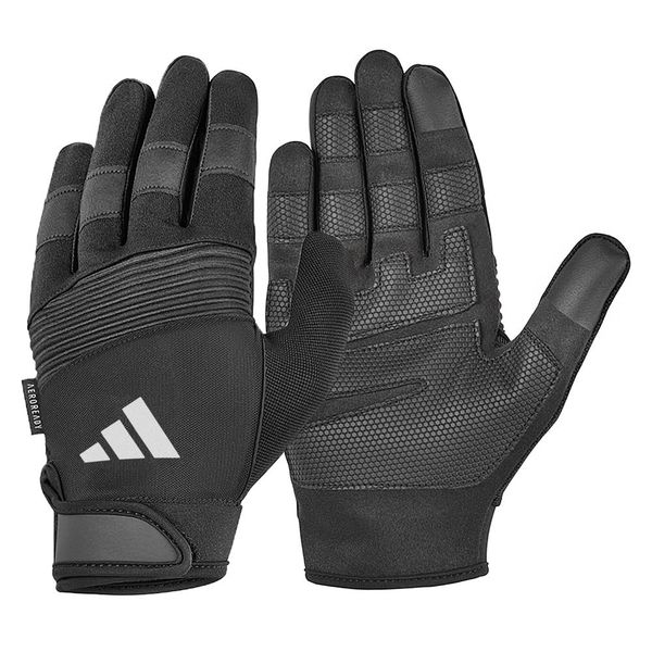 Adidas Full Finger Performance Gloves - Grey