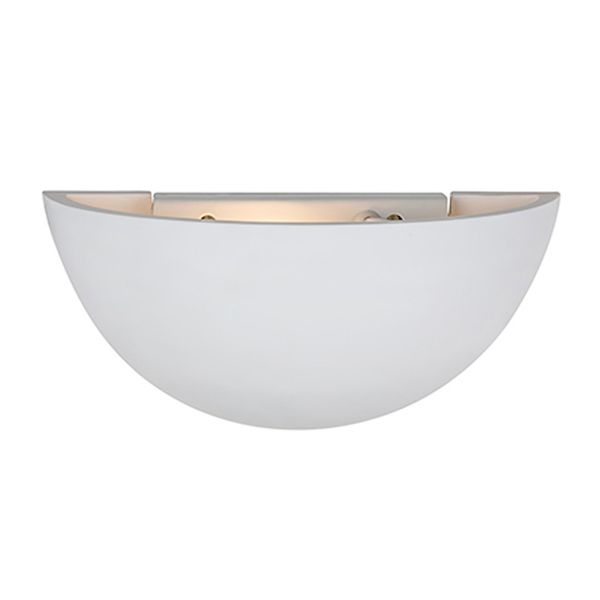 Gypsum Wall Light - 28.2cm - White