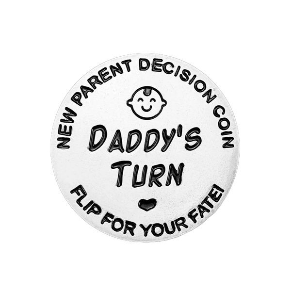 New Parent Decision Coin Flip - Commemorative Gift Coin