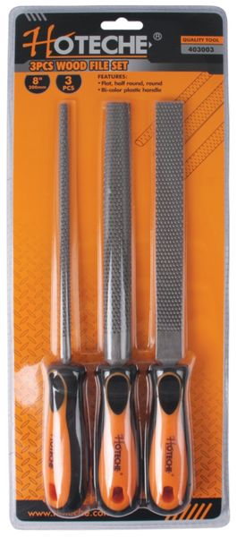 Hoteche 3 Piece 200mm Wood Rasp Set