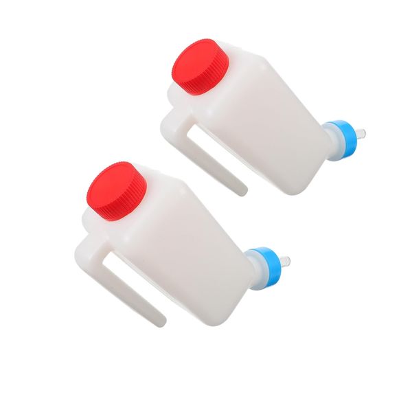 Pet Plastic Hangable Feeding Bottle Set Of 2 - ( 800ml )