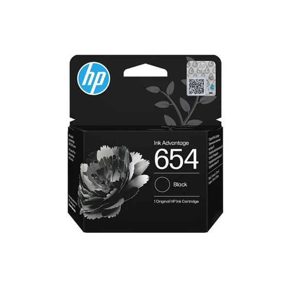 HP 654 Black Original Ink Advantage Cartridge