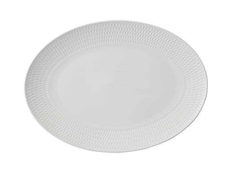 Maxwell and Williams Diamonds Oval Platter - 44 x 32cm