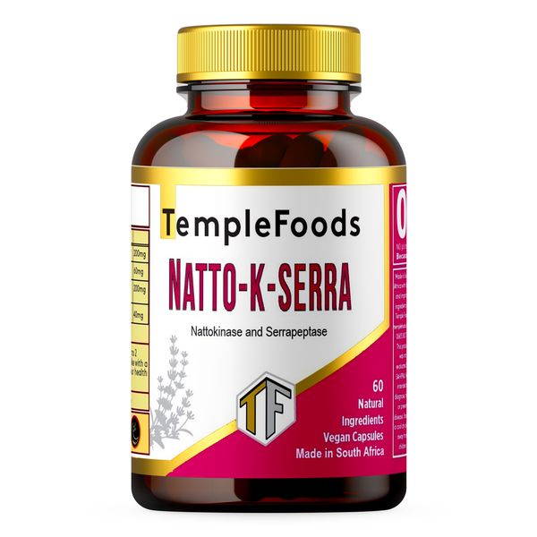 Temple Foods Natto-k-Serra. Ultimate Intestinal Cleanse, Healthy Gut, Sleep