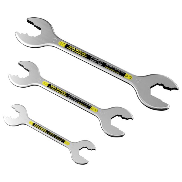 Solsons Open Ended Ratcheting Wrench Spanner Set (Metric) - RWMM12