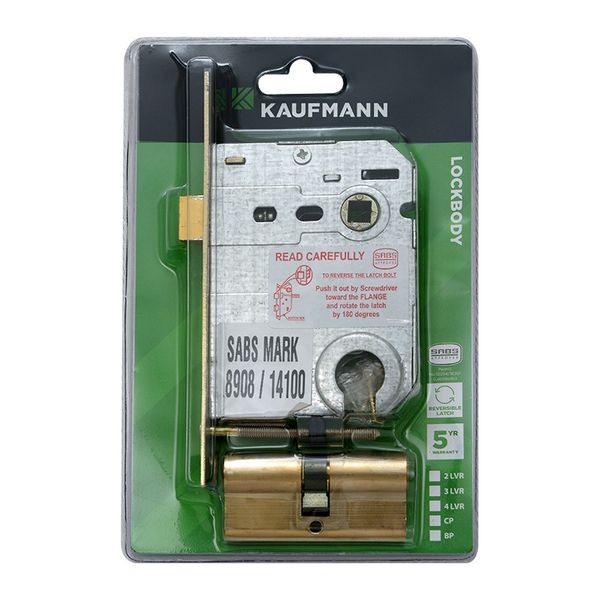 Kaufmann Lockbody Cylinder Profile And Cylinder Solid Brass