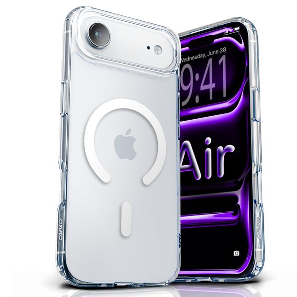 ORRO Clear MagSafe Case Compatible with iPhone Air - Crystal Clear Back