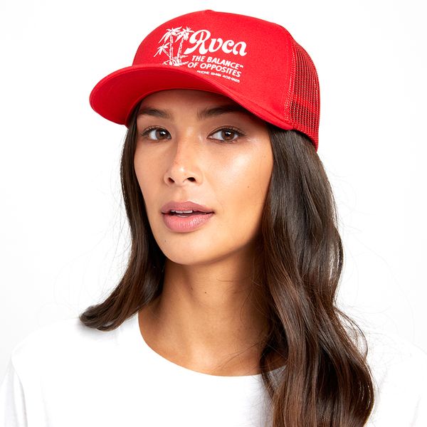 RVCA Title Womens Cap - Red