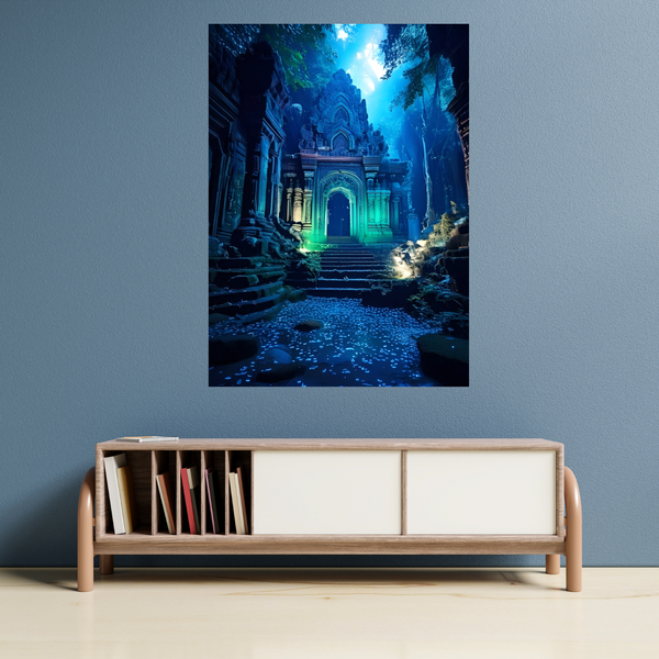 Canvas Morden Art Ready to Hang Contemporary Art - Cambodian temple ruins