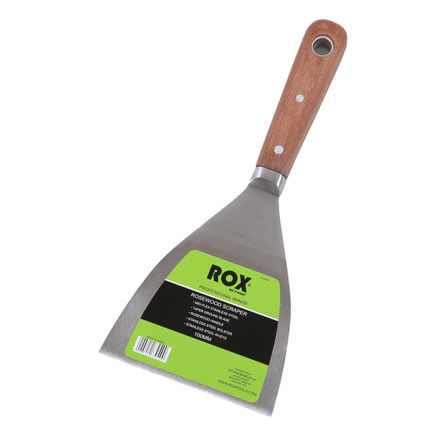 100MM Rosewood Scrapers - Stainless Steel