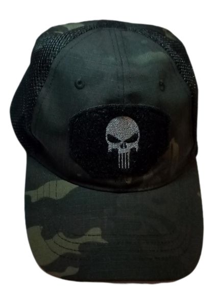 Black Camouflage Army Cap